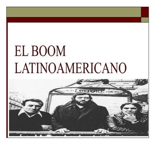 El boom de la literatura latinoamer...