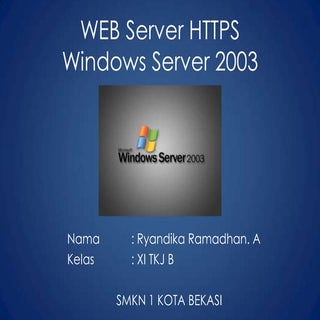 HTTPS di Windows Server 2003