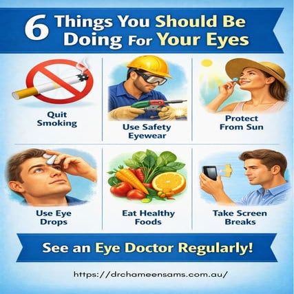 Symptoms Your Eyes Shouldn’t Ignore - Dr Chameen Sams | PDF