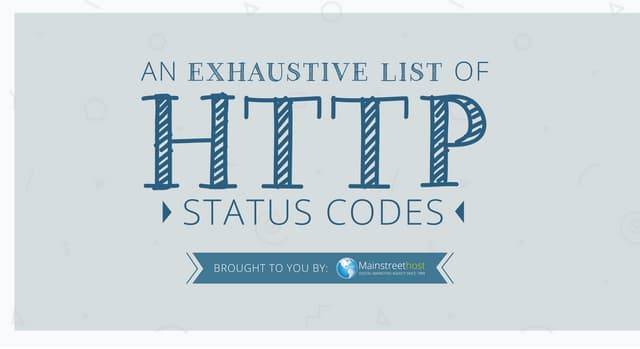 HTTP Status Codes Cheat Sheet: An Exhaustive List