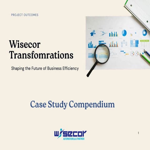 Advanced Data Automation, Orchestration & Cloud Analytics | Wisecor Transform...
