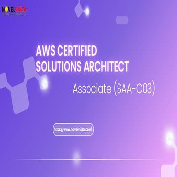 AWS Certified Solutions ArchitectSAA C03