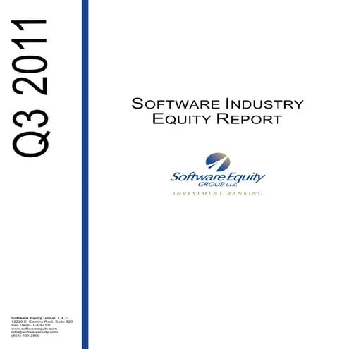 Software Equity Report