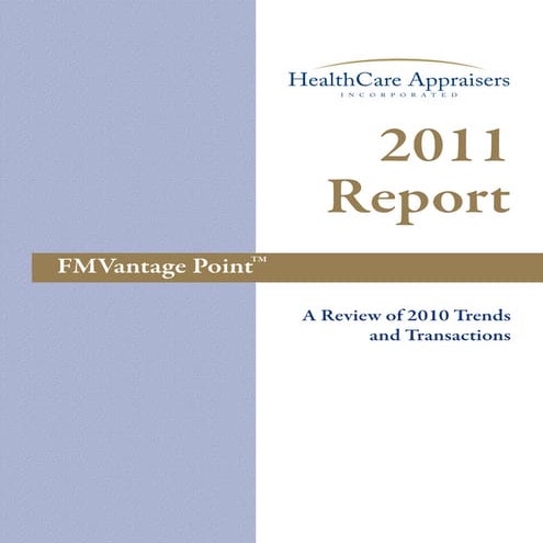HealthCare Appraisers - 2011 Report
