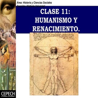 Hu 11 Humanismo Y Renacimiento
