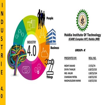 INDUSTRY 4.0 (Economics for Engineers)