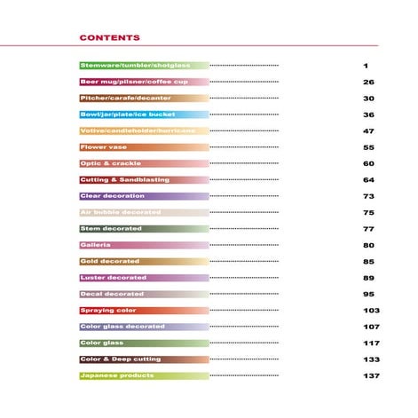 Huafu Glassware Catalog 2009