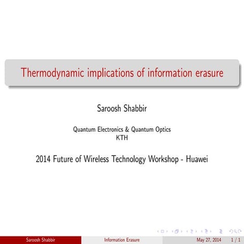 Image result for Thermodynamic implications of information erasure | PDF