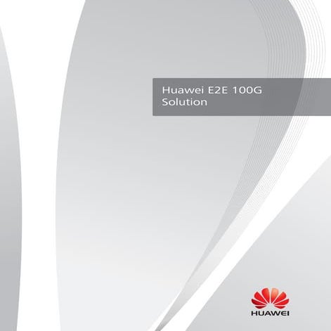 Huawei E2E 100G Solution