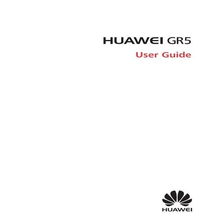 HUAWEI Gr5 Manual / User Guide