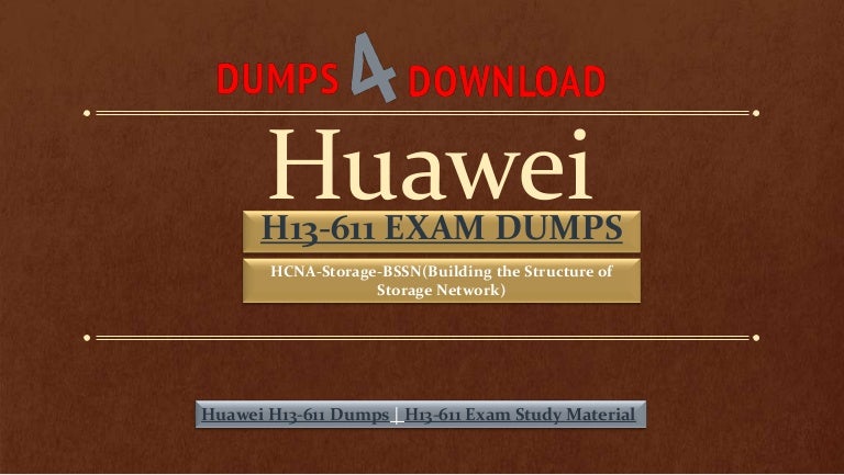 H13-611_V5.0 Examsfragen