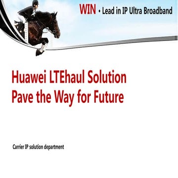 Huawei ipran solution