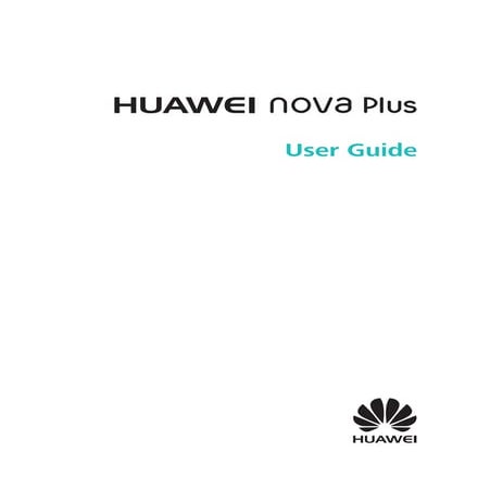 Huawei nova plus manual / user guide