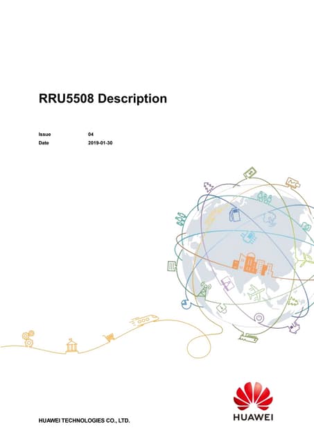 Huawei rru5508 description