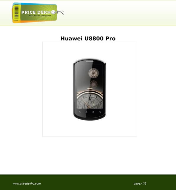 Huawei+U8800+Pro+specification