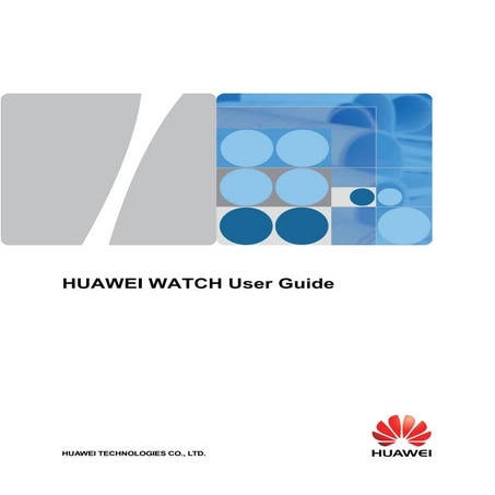 Huawei Watch Manual / User Guide