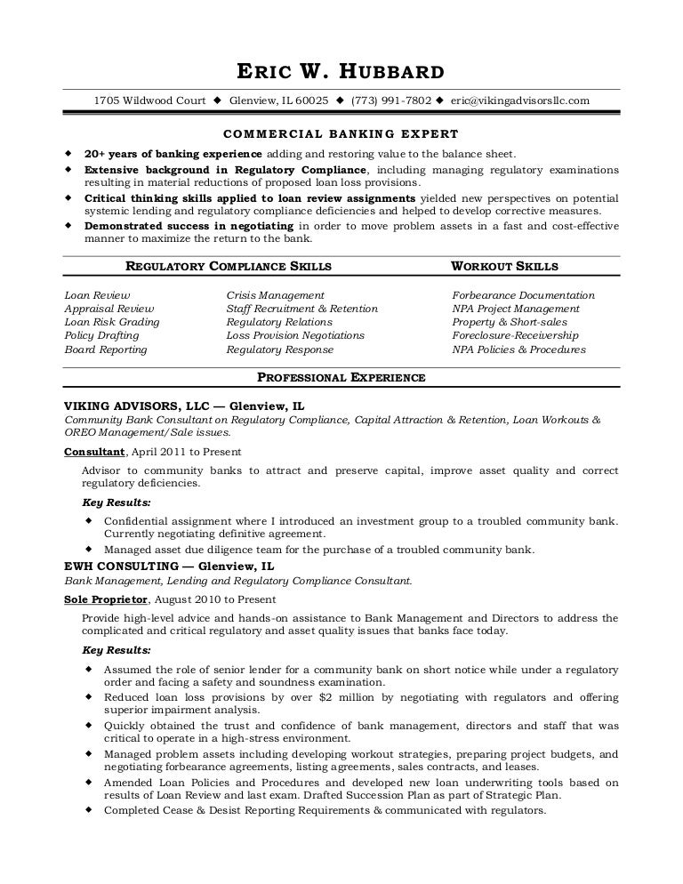 loan officer job description for resume