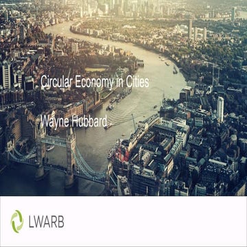 Wayne Hubbard WCEF2019: Circular Economy in Cities