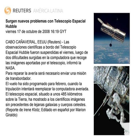 Después de Todos estos Años el telescopio Hubble Sigue Siendo ...