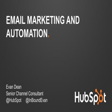 HubSpot Presentation Q2 2015
