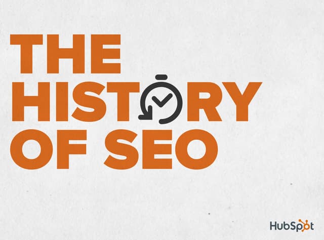 The History of SEO