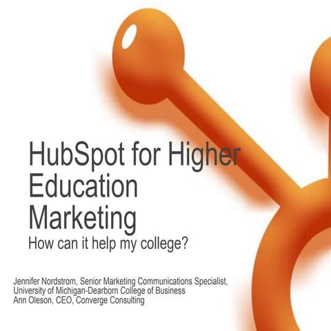Hubspot for Higher Education Marketing