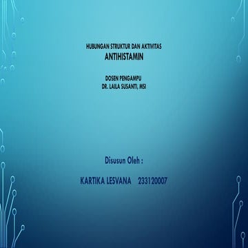 Hubungan struktur kimia histamin Kartika.pptx
