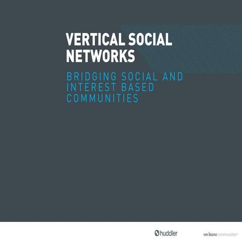 Vertical Social Networks: Bridging Social and Interest Based Communities