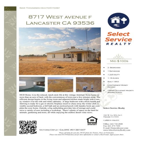 HUD home flyer example   8717 w avenue f lancaster ca 93536