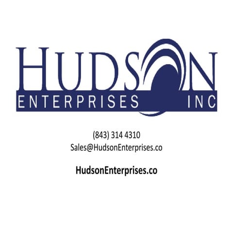 Hudson Enterprises, Inc. Marketing Budget PowerPoint | PPTX