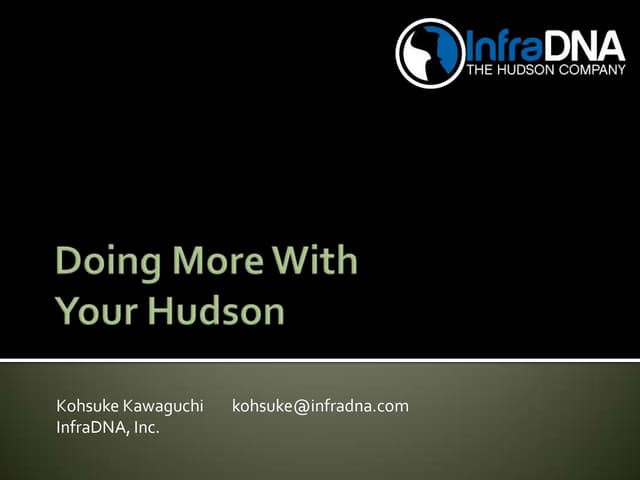 Hudson@java one2010