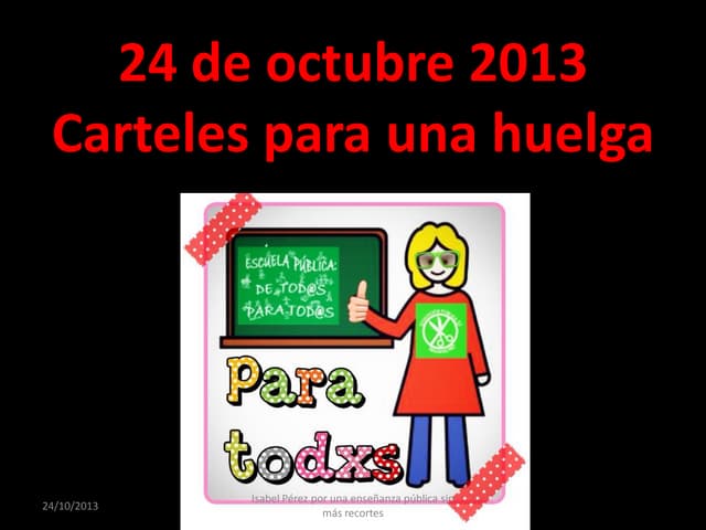 Huelga 24 de octubre 2013: por una ...