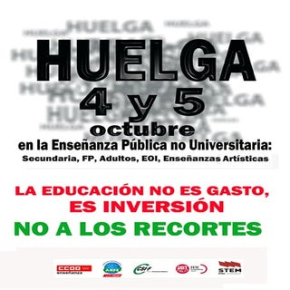 Huelga 4 y 5 octubre
