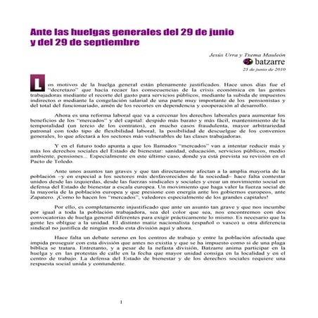 Huelga general Batzarre