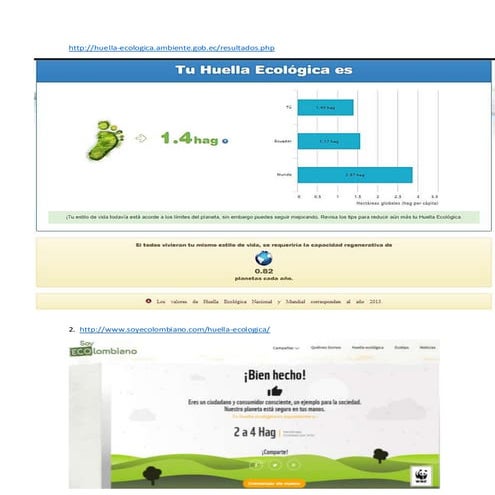 Huella ecologica | PPTX