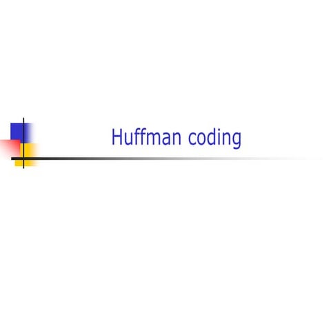 Huffman coding.ppt