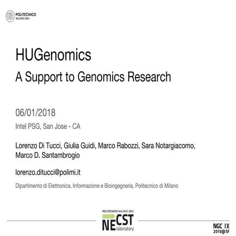 Bioinformatics on GPU | PPTX