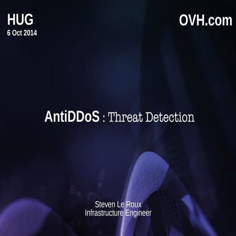 OVH AntiDDoS : Threat Detection