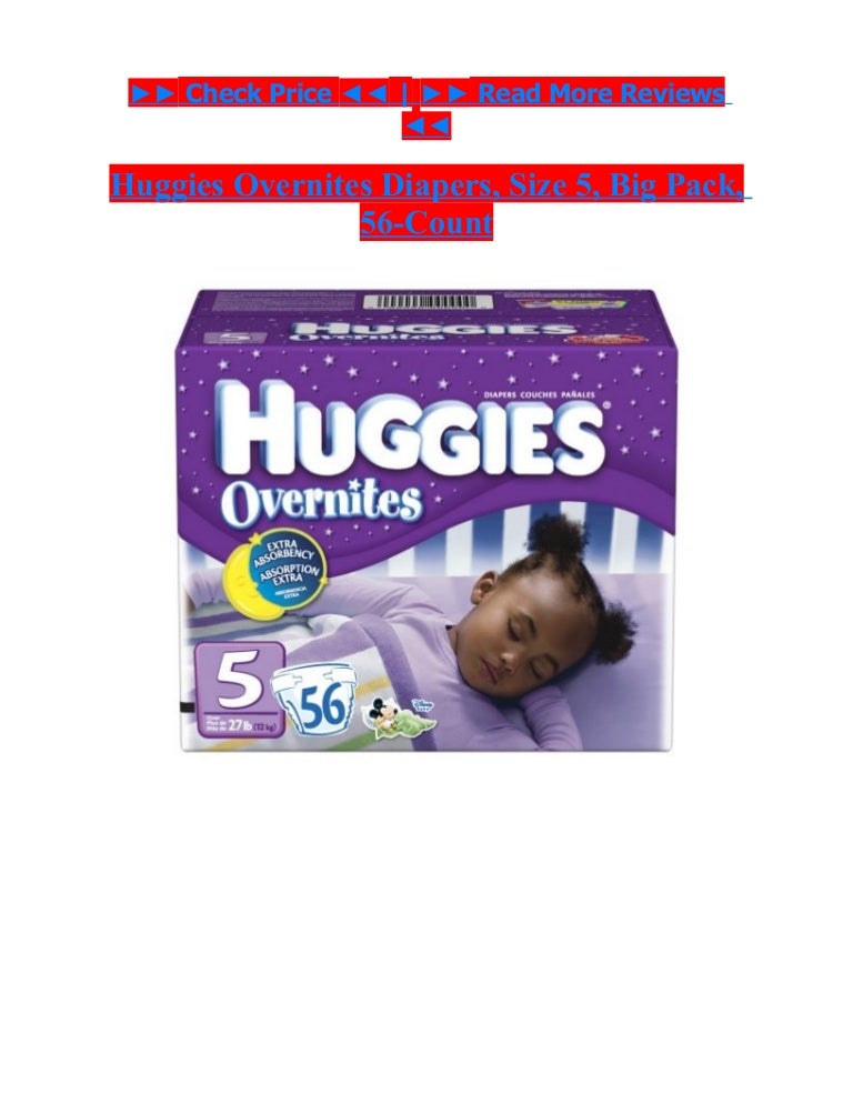 huggies overnight diapers size 5