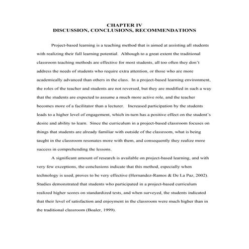 Hughes final chapter iv