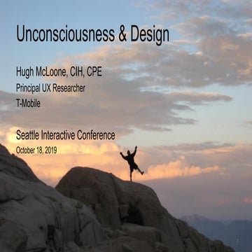 Unconsciousness & Design | Seattle Interactive 2019
