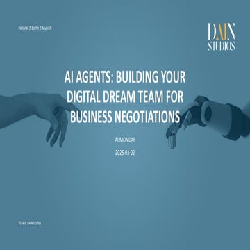 AI Agents: Building Your Digital Dream Team for Business Negotiations