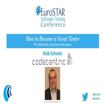 Huib Schoots - How to Become A Great Tester-The Blind Side,Evolution of the G...