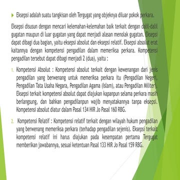Apa Itu Eksepsi Dalam Hukum Acara Pidana