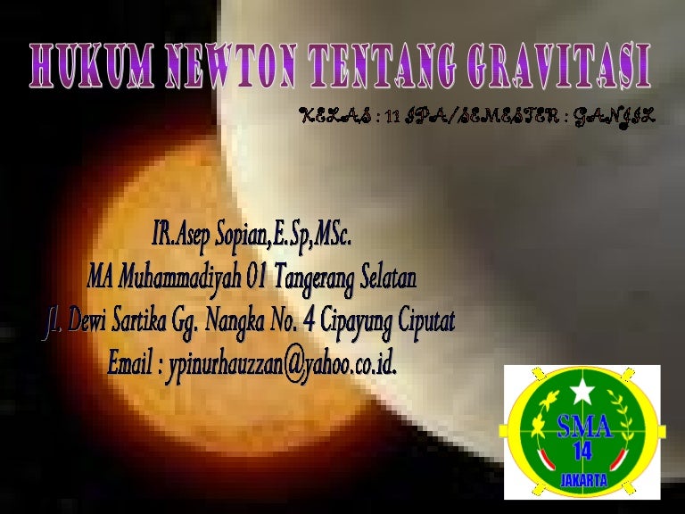 Hukum Gravitasi Newton