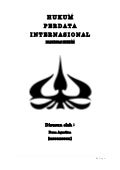Resume Hukum Perdata Internasional