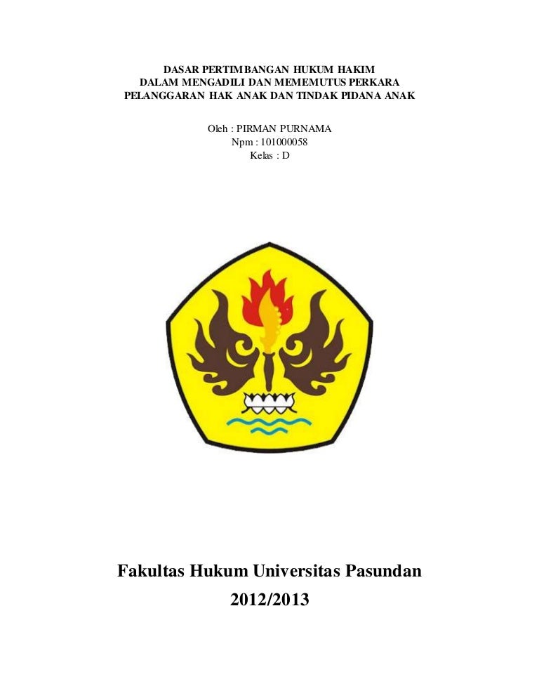 Hukum Pidana Anak