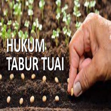 Hukum Tabur Tuai