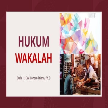 Hukum Wakalah - Ustadz Dwi Condro Triono.pptx