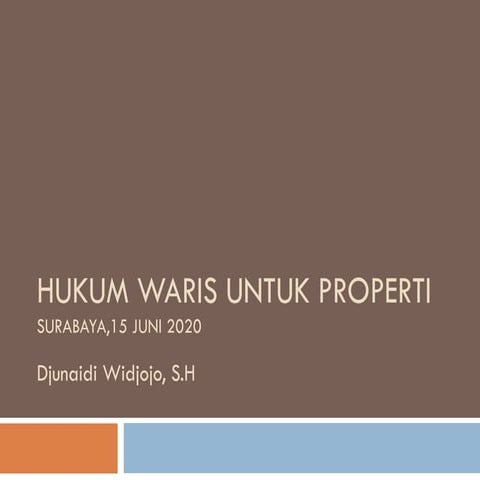HUKUM WARIS ppt